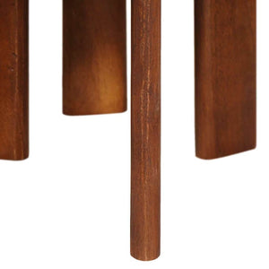 vidaXL Tables basses gigognes 2 pcs Marron miel Bois de manguier massif