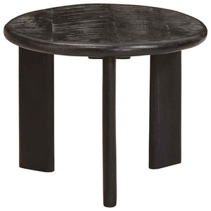vidaXL Tables basses gigognes 3 pcs Blanc Bois de manguier massif