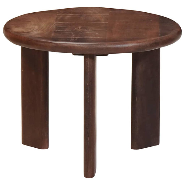 vidaXL Tables gigognes 3 pcs Marron foncé Bois de manguier massif