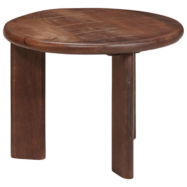 vidaXL Tables gigognes 3 pcs Marron foncé Bois de manguier massif