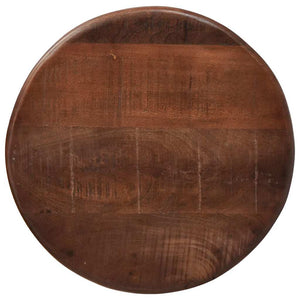 vidaXL Tables gigognes 3 pcs Marron foncé Bois de manguier massif