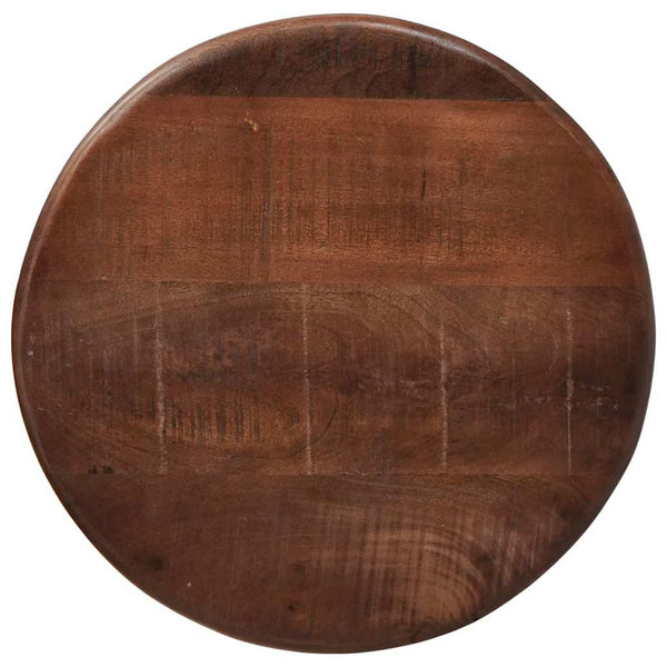 vidaXL Tables gigognes 3 pcs Marron foncé Bois de manguier massif