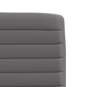 vidaXL Dining Chairs 2 pcs Grey Artificial Leather