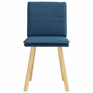 Esszimmerstühle 2 Stk. Blau Stoff