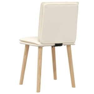 vidaXL Chaises de salle à manger 2 pcs Tissu