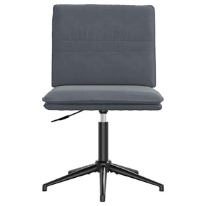 vidaXL Chaise de salle à manger gris foncé velours