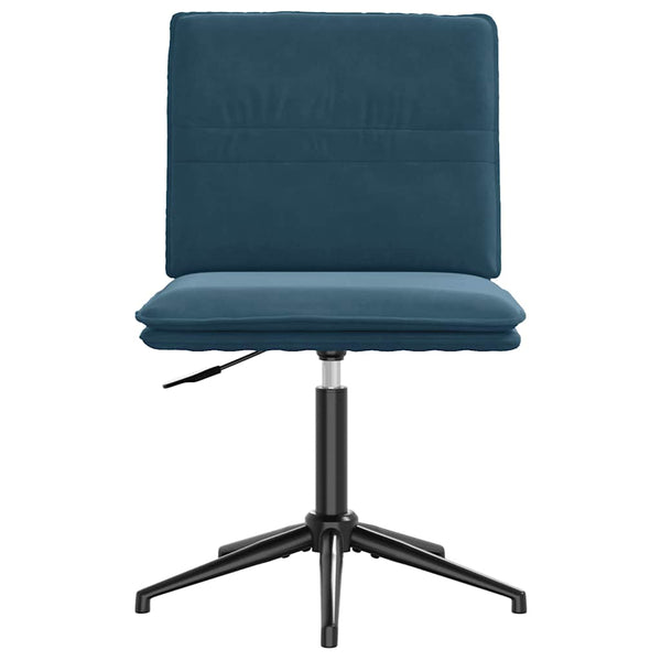 Esszimmerstuhl Blau Samt