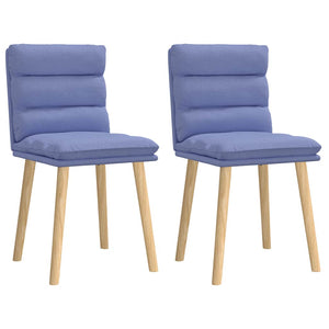 Esszimmerstühle 2er Set Jeansblau