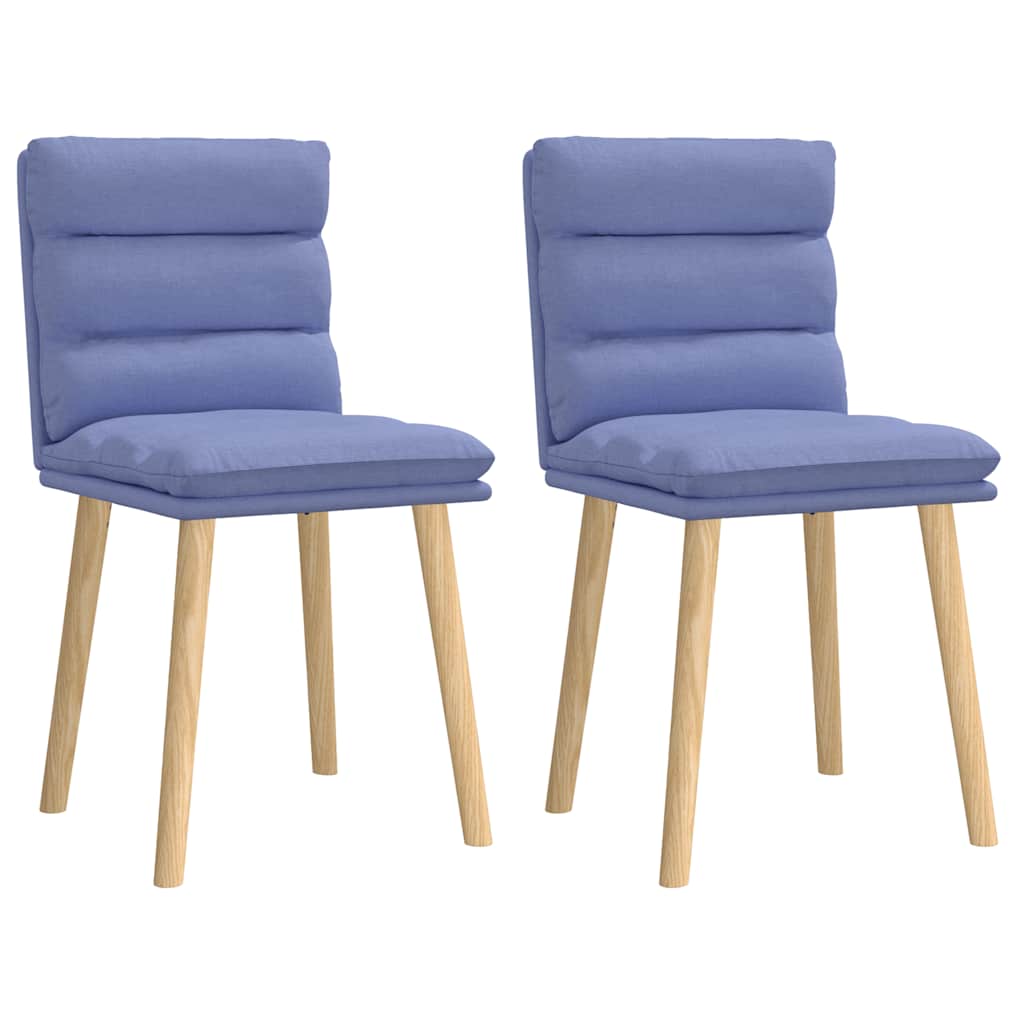 Esszimmerstühle 2er Set Jeansblau