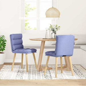 Esszimmerstühle 2er Set Jeansblau