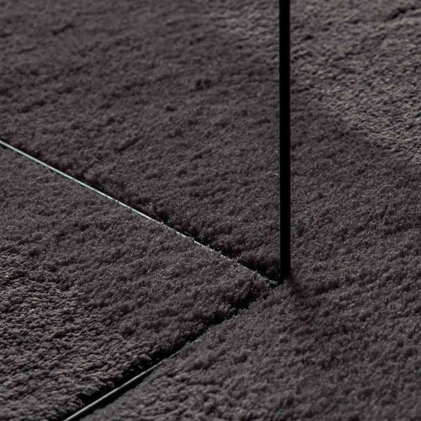 Anthrazit Teppich HUARTE 140x200 cm