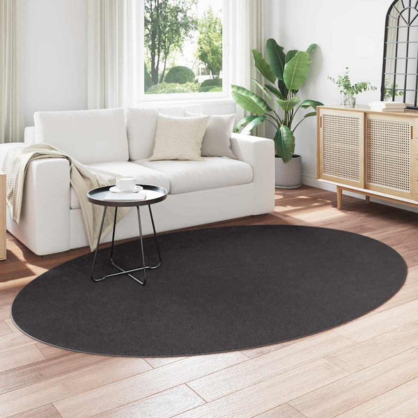 Anthrazit Teppich 160 x 230 cm Polyester