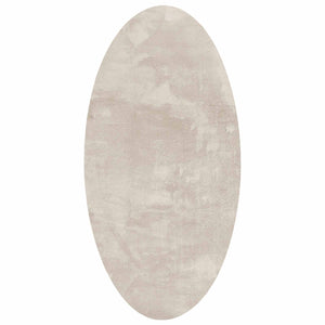 Beige Ovaler Teppich 80x150 cm