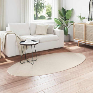 Ovaler Teppich HUARTE Beige 100x200 cm