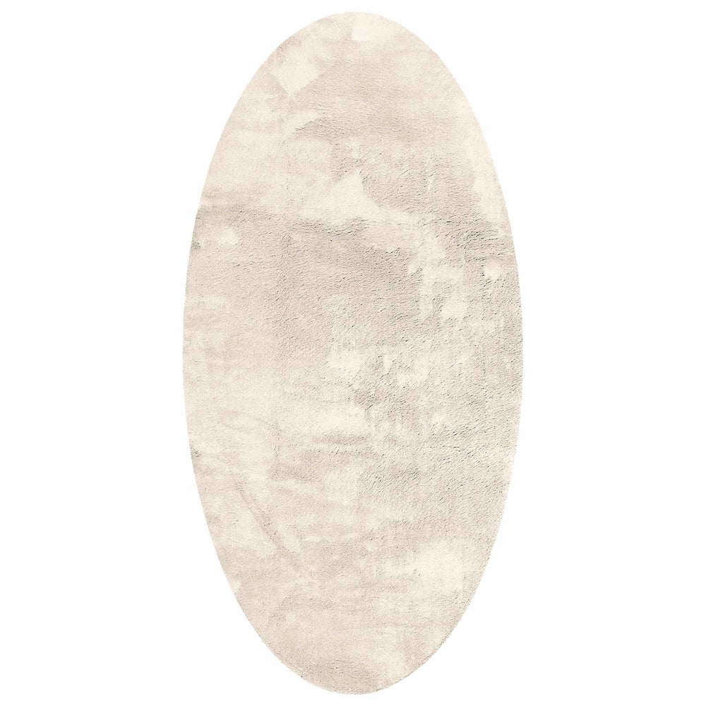 Ovaler Teppich HUARTE Beige 100x200 cm