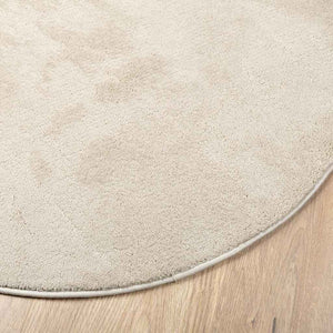 Ovaler Teppich HUARTE Beige 140x200 cm