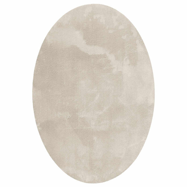 Ovaler Teppich HUARTE Beige 140x200 cm