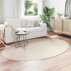 Ovaler Teppich HUARTE Beige 160x230 cm