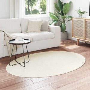 Ovaler Teppich Creme 120x170 cm