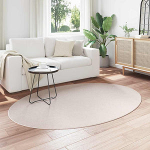 Ovaler Teppich HUARTE Sand 140x200 cm