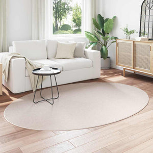 Ovaler Teppich Sand 160x230 cm