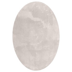 Ovaler Teppich Sand 160x230 cm