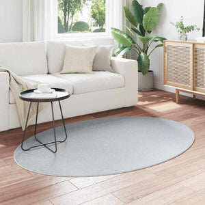 Ovaler Teppich HUARTE Grau 120x170 cm