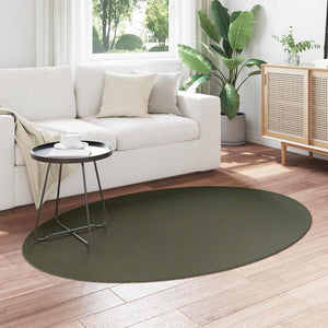 Waldgrüner Teppich 170 x 120 cm Polyester