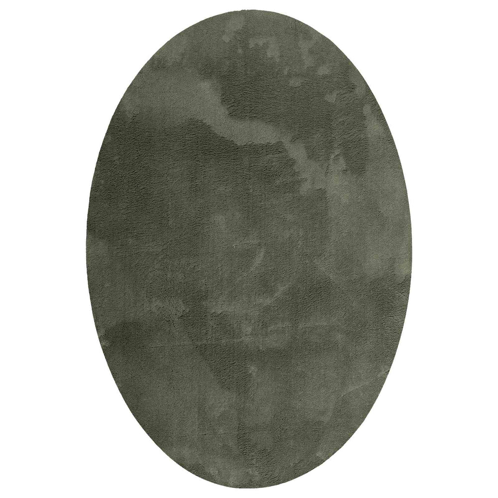 Waldgrüner Teppich 170 x 120 cm Polyester