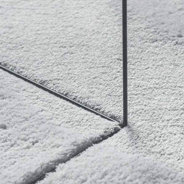 Grauer Teppich HUARTE 140x200 cm