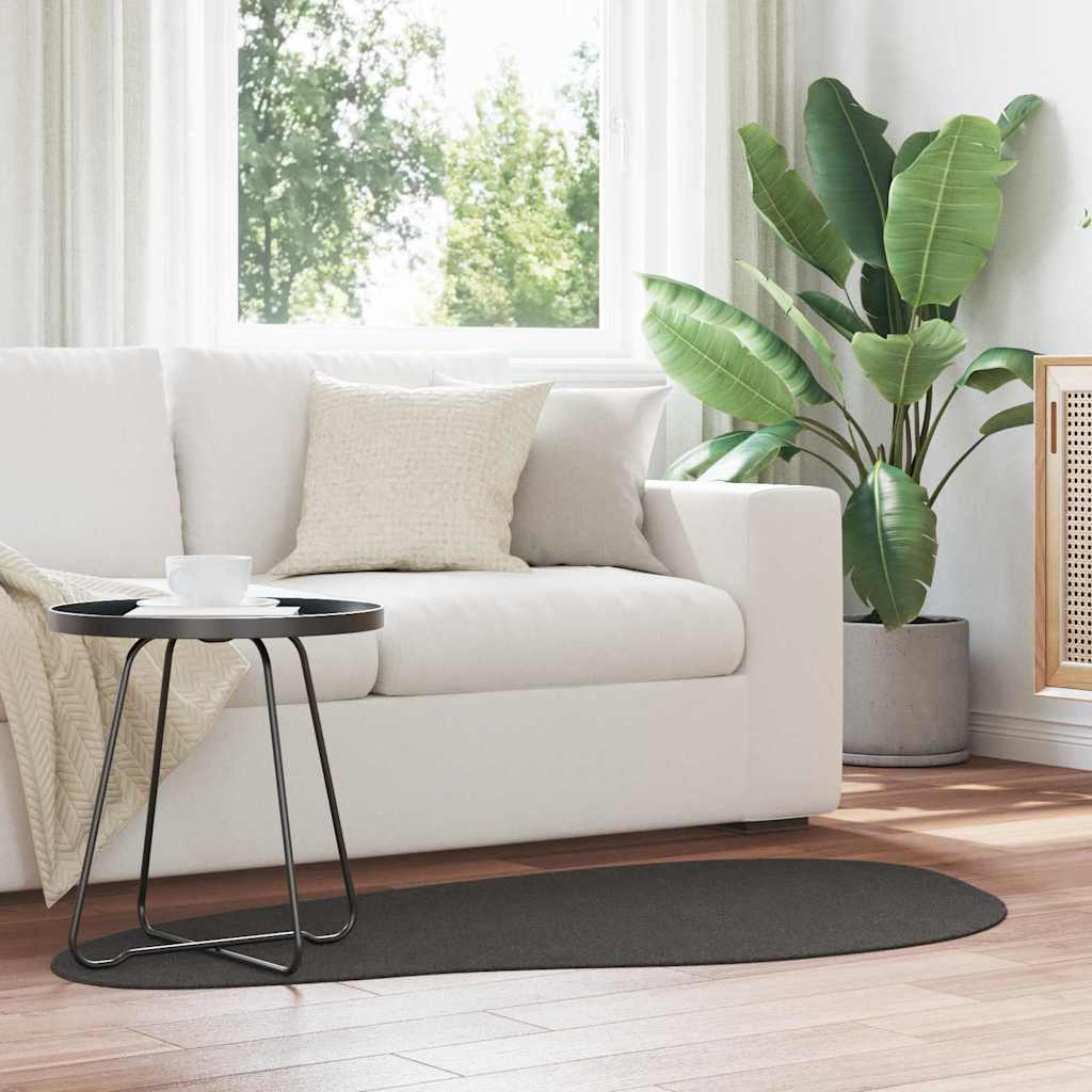 Anthrazit Teppich HUARTE 80x150 cm