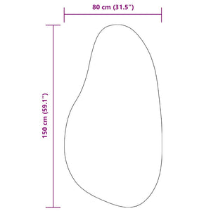 Anthrazit Teppich HUARTE 80x150 cm