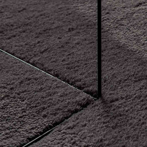 Anthrazit Teppich 120 x 170 cm Polyester