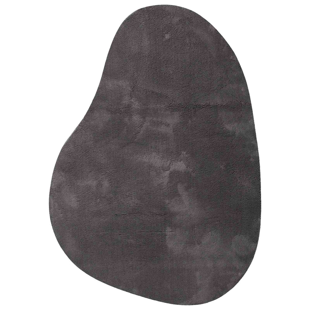 Anthrazit Teppich 120 x 170 cm Polyester