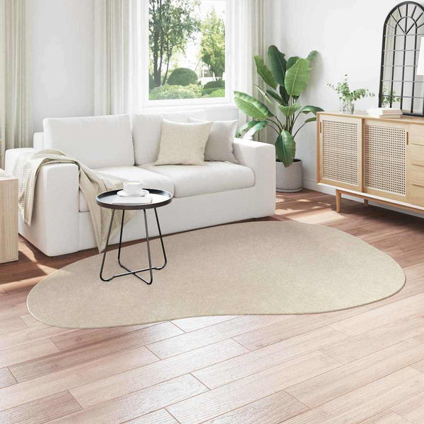 vidaXL Tapis d'appoint HUARTE Beige 160 x 230 cm Polyester