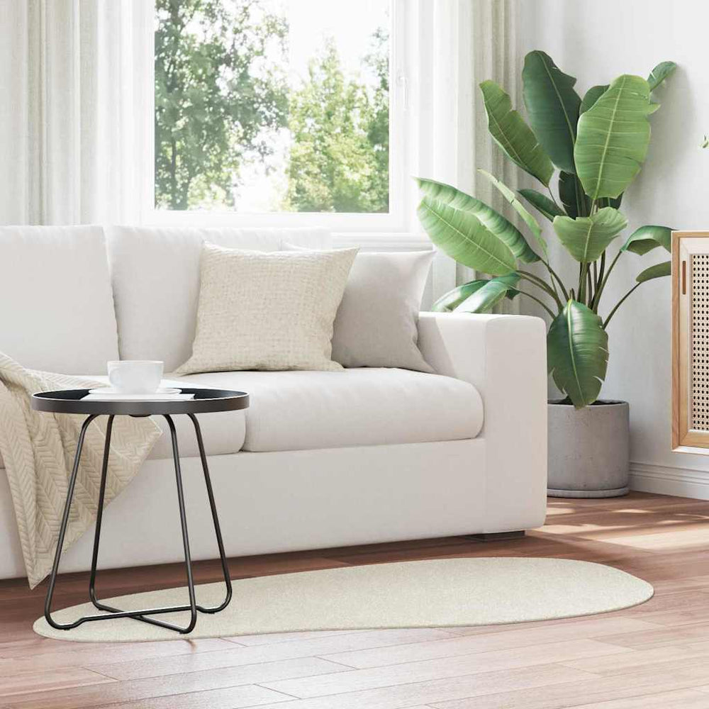 HUARTE Creme Teppich 80 x 150 cm