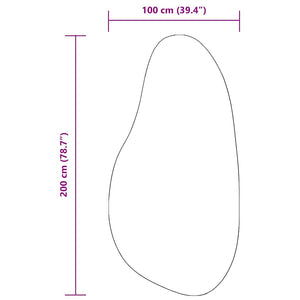Creme Teppich 100 x 200 cm Polyester
