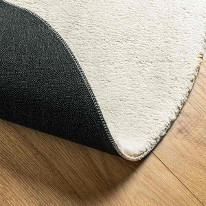 Creme Teppich 140x200 cm Polyester