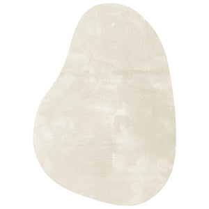 Creme Teppich 140x200 cm Polyester