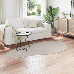 Sandfarbener Teppich HUARTE, 100 x 200 cm