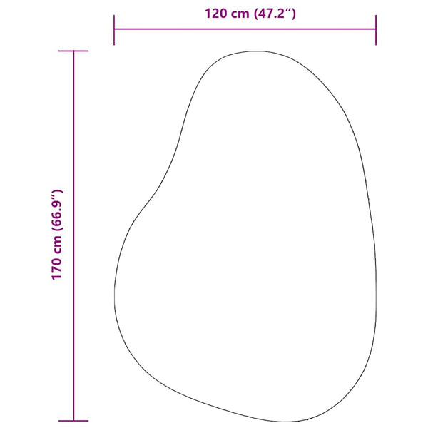 Grauer Teppich HUARTE, 120x170 cm