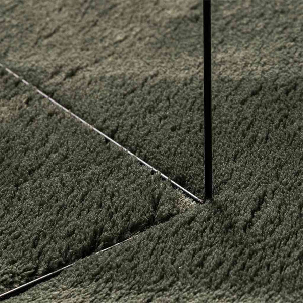 Waldgrüner Teppich 140x200 cm