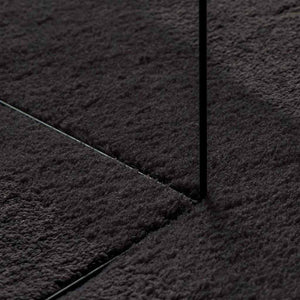 Schwarzer Teppich HUARTE 80x150 cm