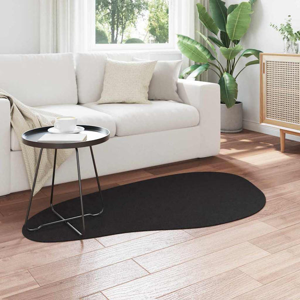 Schwarzer Teppich HUARTE 80x150 cm