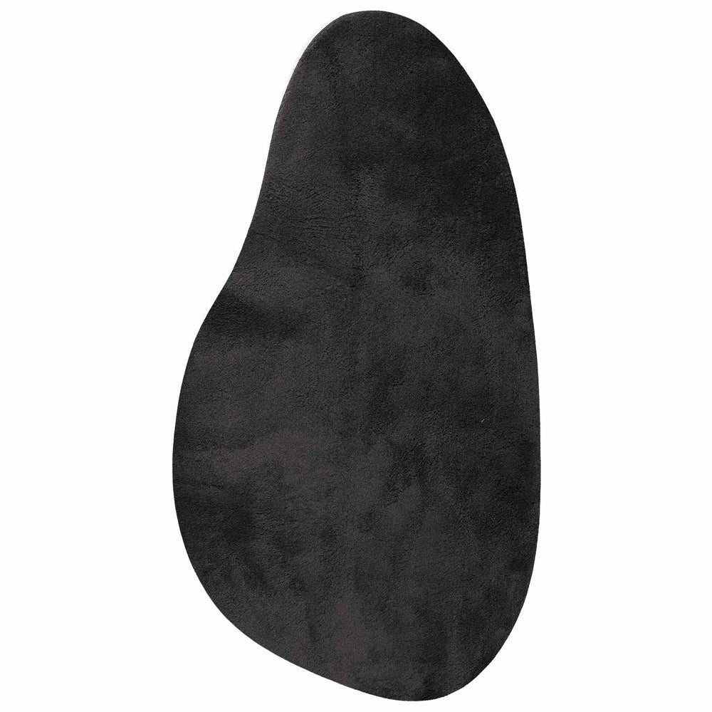 Schwarzer Teppich HUARTE 100x200 cm