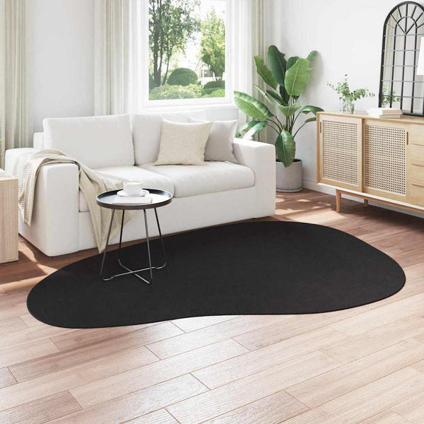 Schwarzer Teppich HUARTE 160x230 cm
