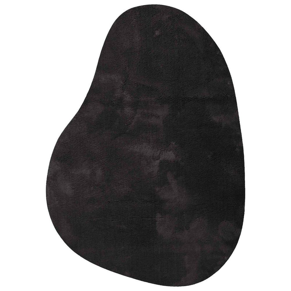 Schwarzer Teppich HUARTE 160x230 cm