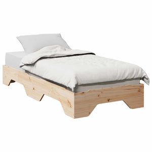 Massivholzbett 90x190 cm Stapelbar