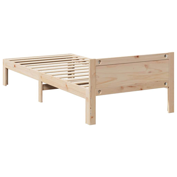 vidaXL Lit en bois massif sans matelas 80x200 cm Bois de pin