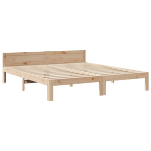 Massivholzbett ohne Matratze 160x200 cm Kiefernholz